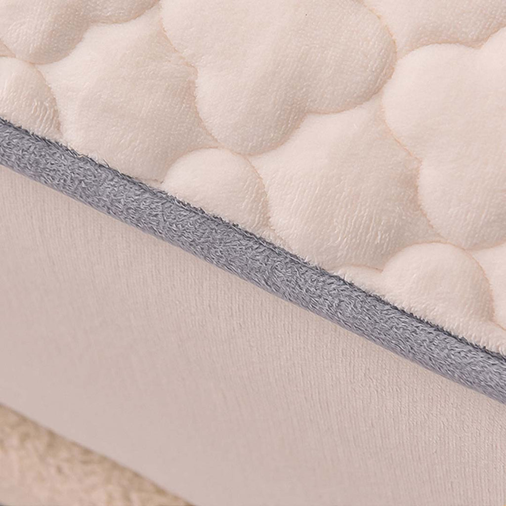 153cm  Beige Wide Mattress Cove  Clover Design
