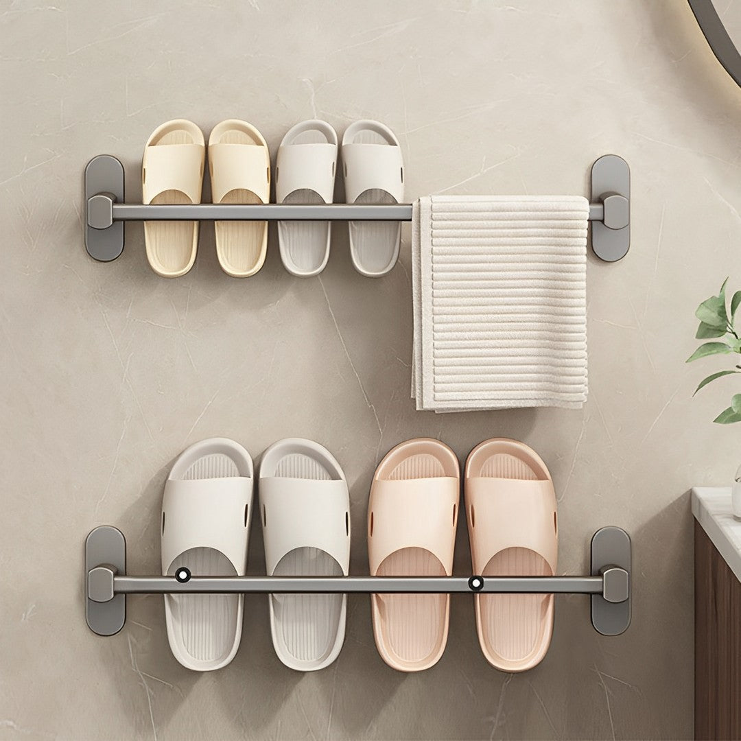 49cm Wall-Mounted Slipper Rack