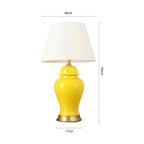 Ceramic Table Lamp Yellow