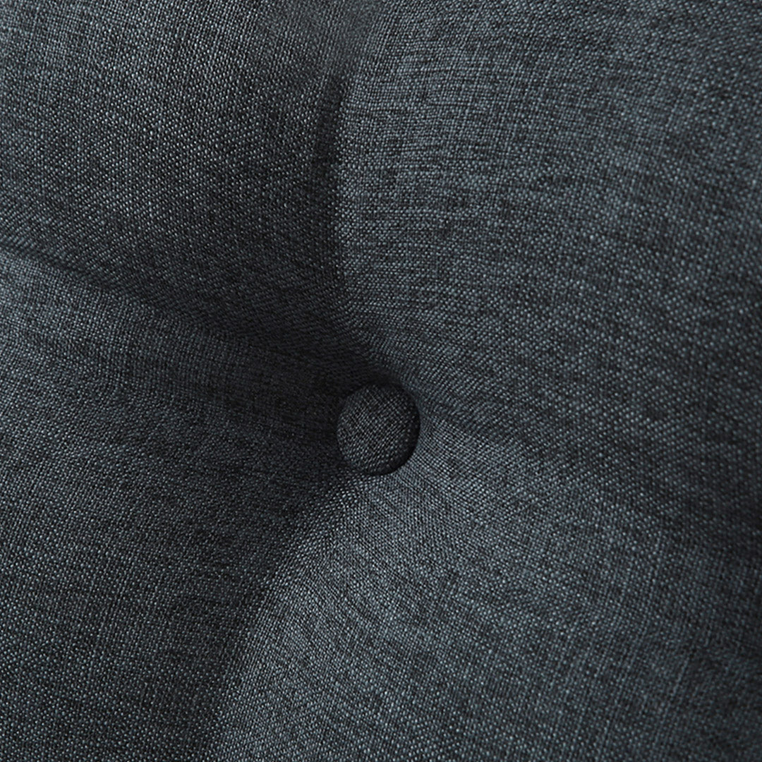 180cm Dark Grey Wedge Bed Cushion