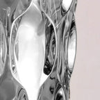 SOGA 30cm Glass Grey Vase Crystal VASE Thick Modern Home Decor