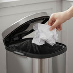 Foot Pedal Stainless Steel Trash Bin 10L