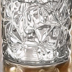 30cm Sleek Clear Glass Vase Elegant Wide Crystal