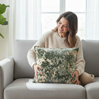 SOGA 50cm Green Gold Crushed Velvet Decorative Throw Pillow