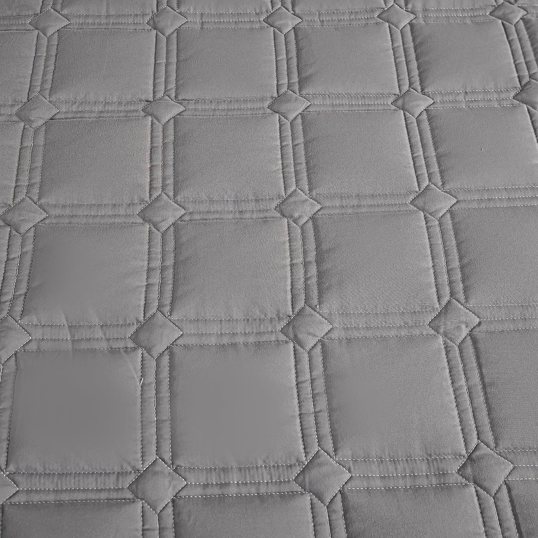 183cm Grey Wide Mattress Cover