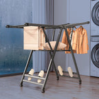1.4m Portable Wing Shape Clothes Drying Rack