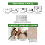 Wall-Mounted Multi-Clamp  Clothes Hanger