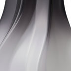 SOGA 33cm Glass Vase Grey with Beautiful glass Bubble Texture Art Vases