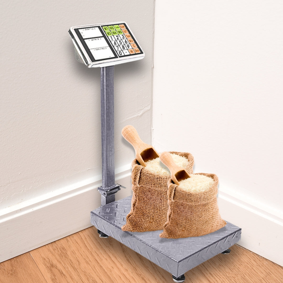 300kg Electronic Platform Scale Black