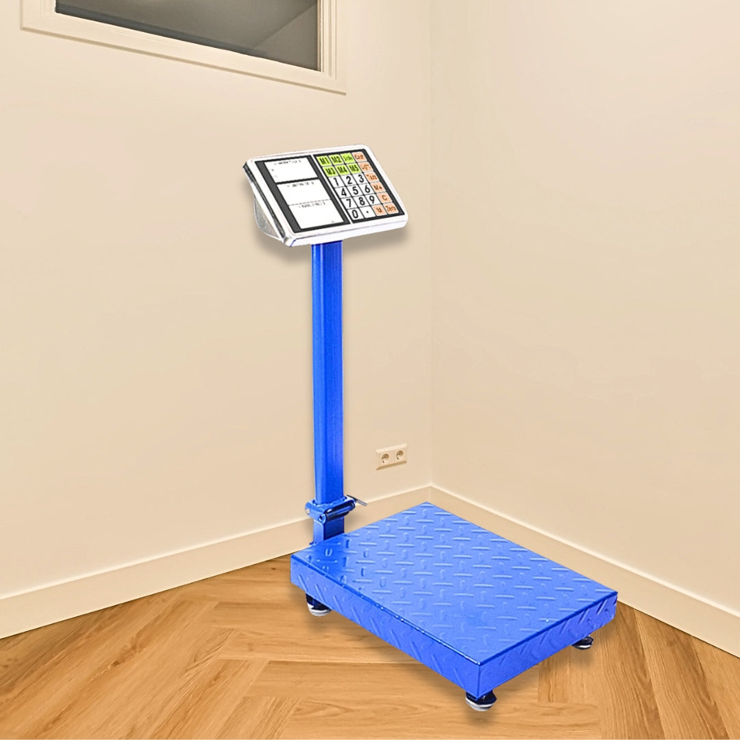 150kg Electronic Platform Scale Blue