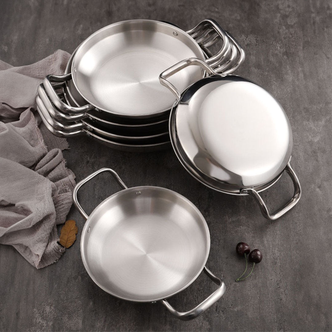 26cm Dry Pot with Natural Color 201 Material from Stainless Steel Kitchen Essentials