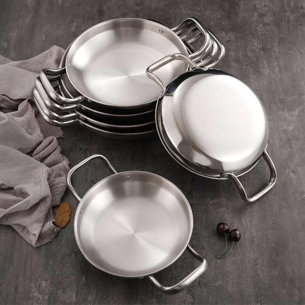24cm Dry Pot with Natural Color 201 Material from Stainless Steel Kitchen essential