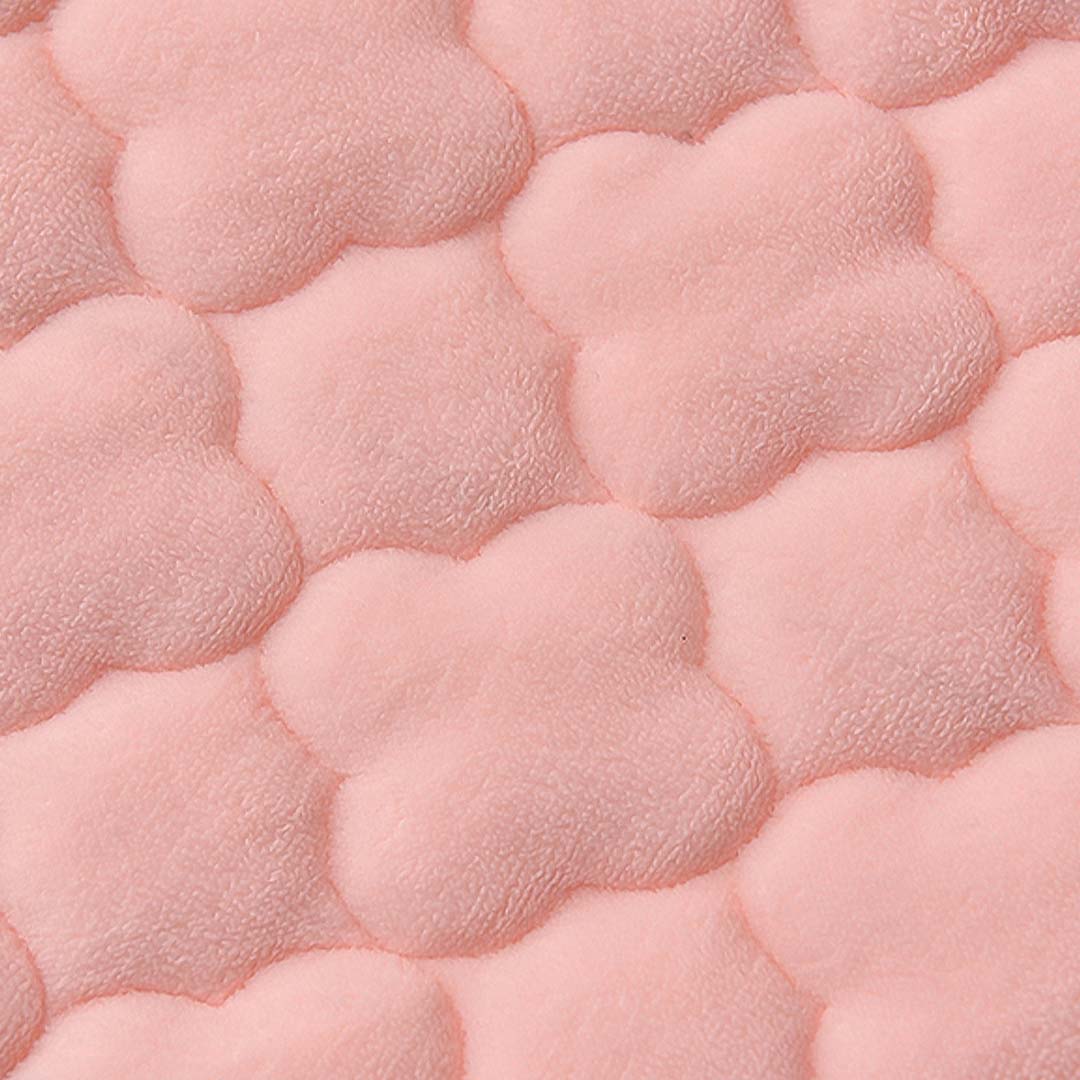 153cm Pink Wide Mattress Cover Clover Design