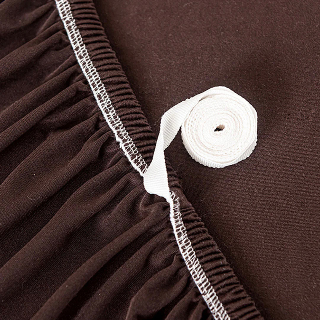 High Stretch 2-Seater Coffee Sofa Slipcover