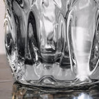 SOGA 30cm Glass Grey Vase Crystal VASE Thick Modern Home Decor