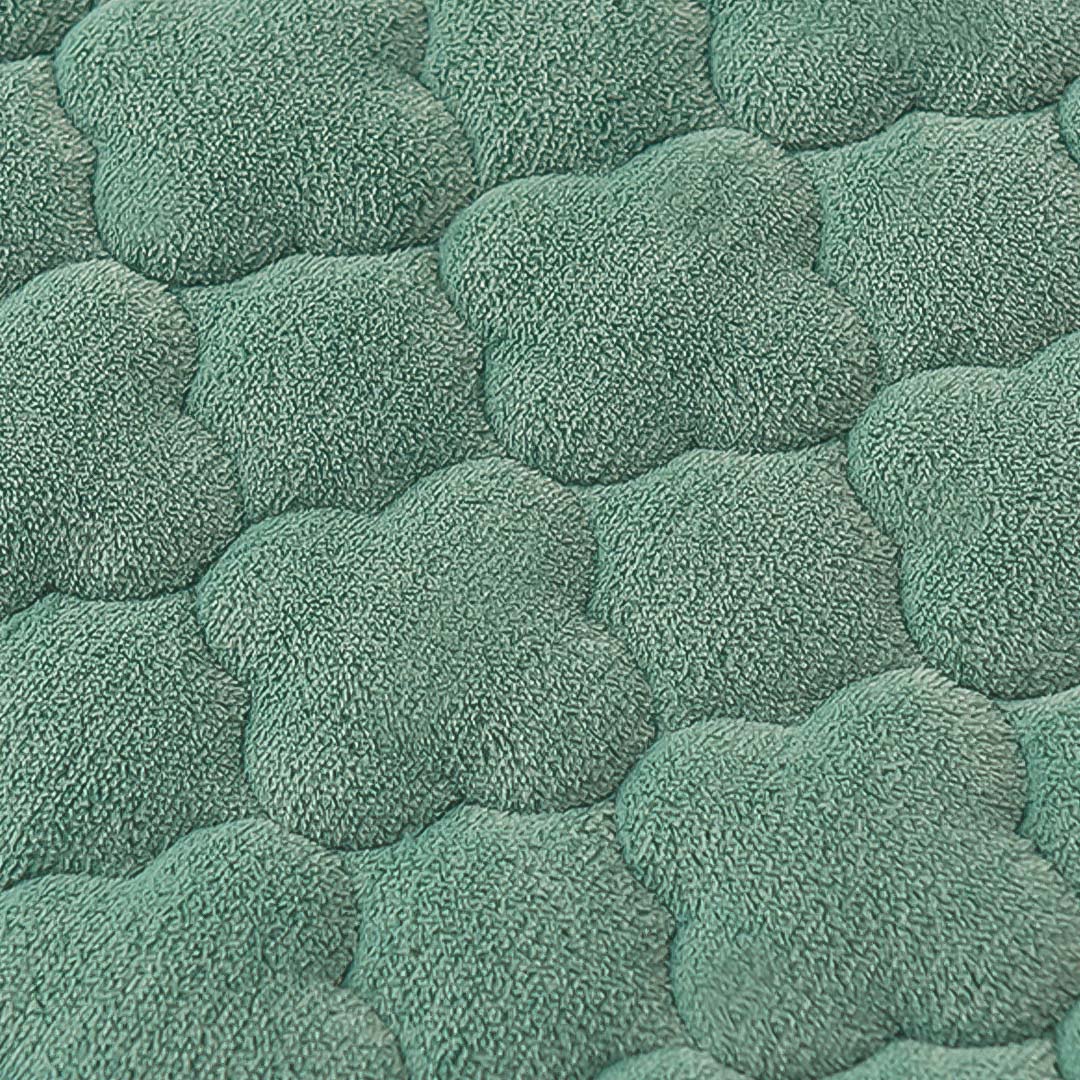 183cm Green Wide Mattress Cover Clover Design