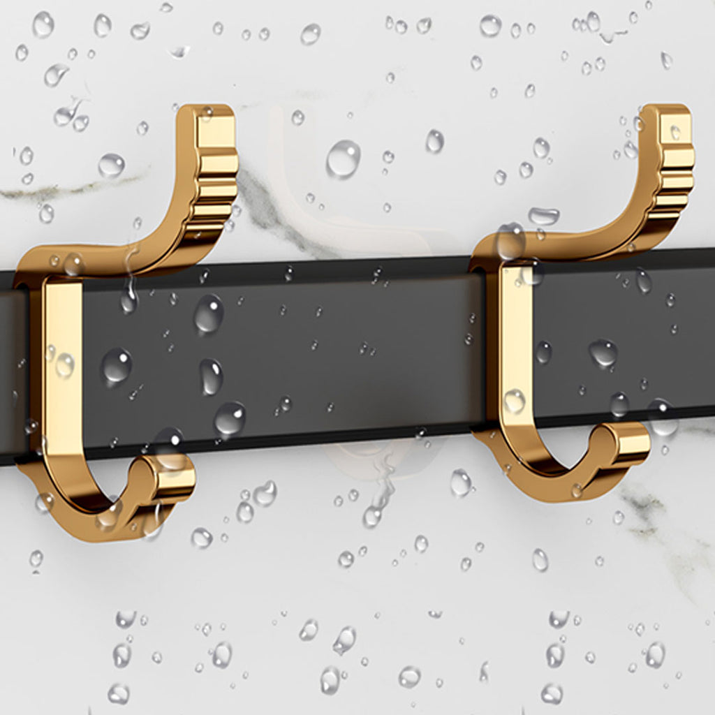 41cm Wall Mounted Towel Rack with Durable Hooks