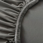 High Stretch 2-Seater Grey Sofa Slipcover