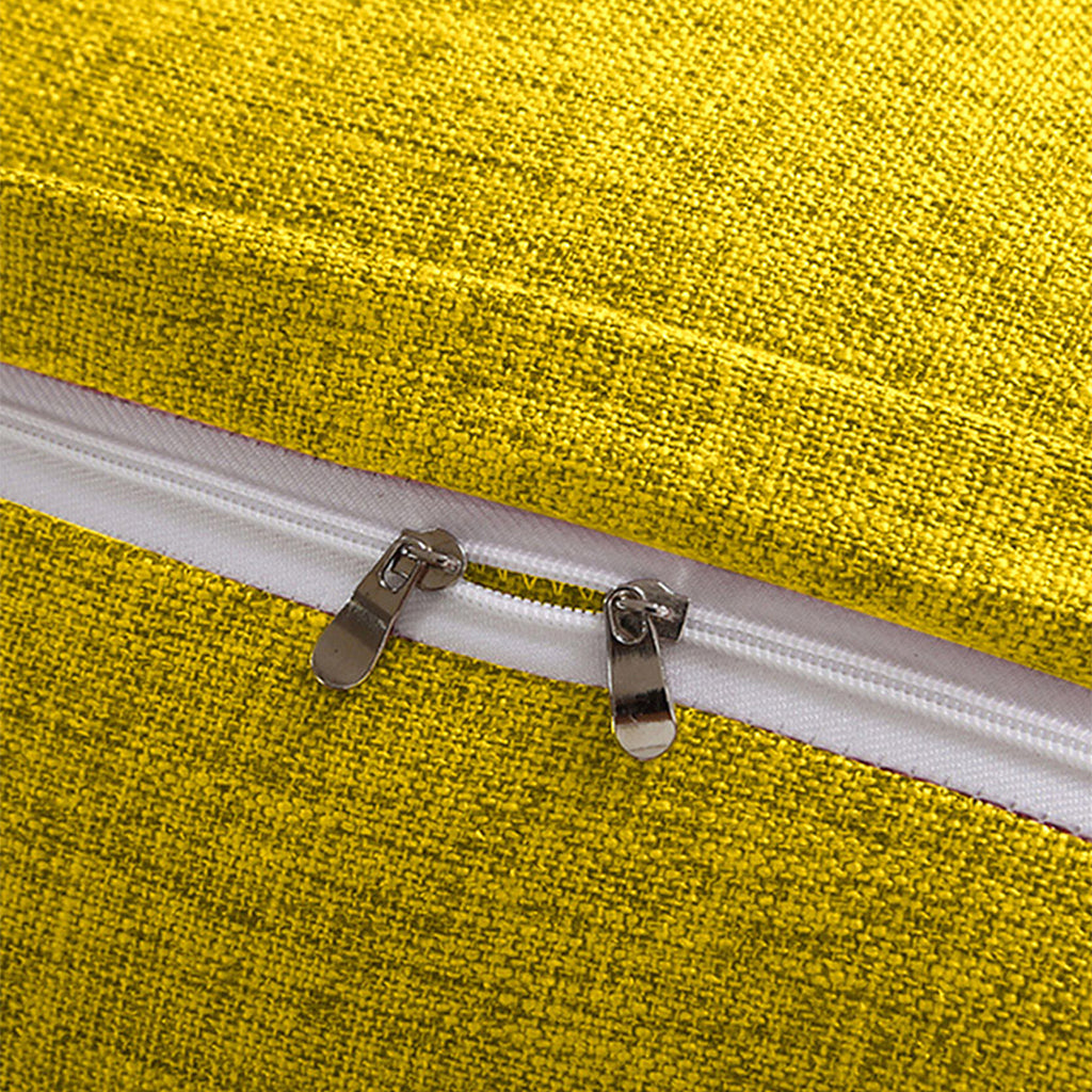 SOGA 100cm Yellow Wedge Bed Cushion