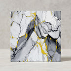 SOGA Peel & Stick Floor and Wall Tiles 30 x 30cm 10 Pack Blue Agate Faux Marble