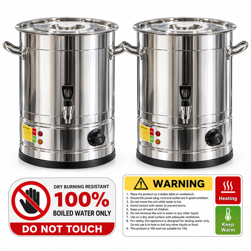 21L Stainless Steel URN Commercial Water Boiler