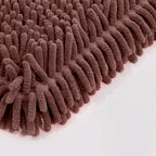 60x12 Coffee Microfiber Flat Mop Floor Cleaning Pads Rotating Dust Remover