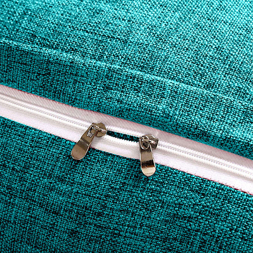 SOGA 100cm Blue Green Wedge Bed Cushion