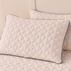 153cm  Beige Wide Mattress Cove  Clover Design