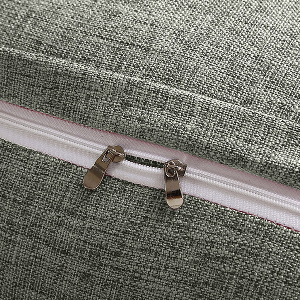 SOGA 100cm Light Grey Wedge Bed Cushion