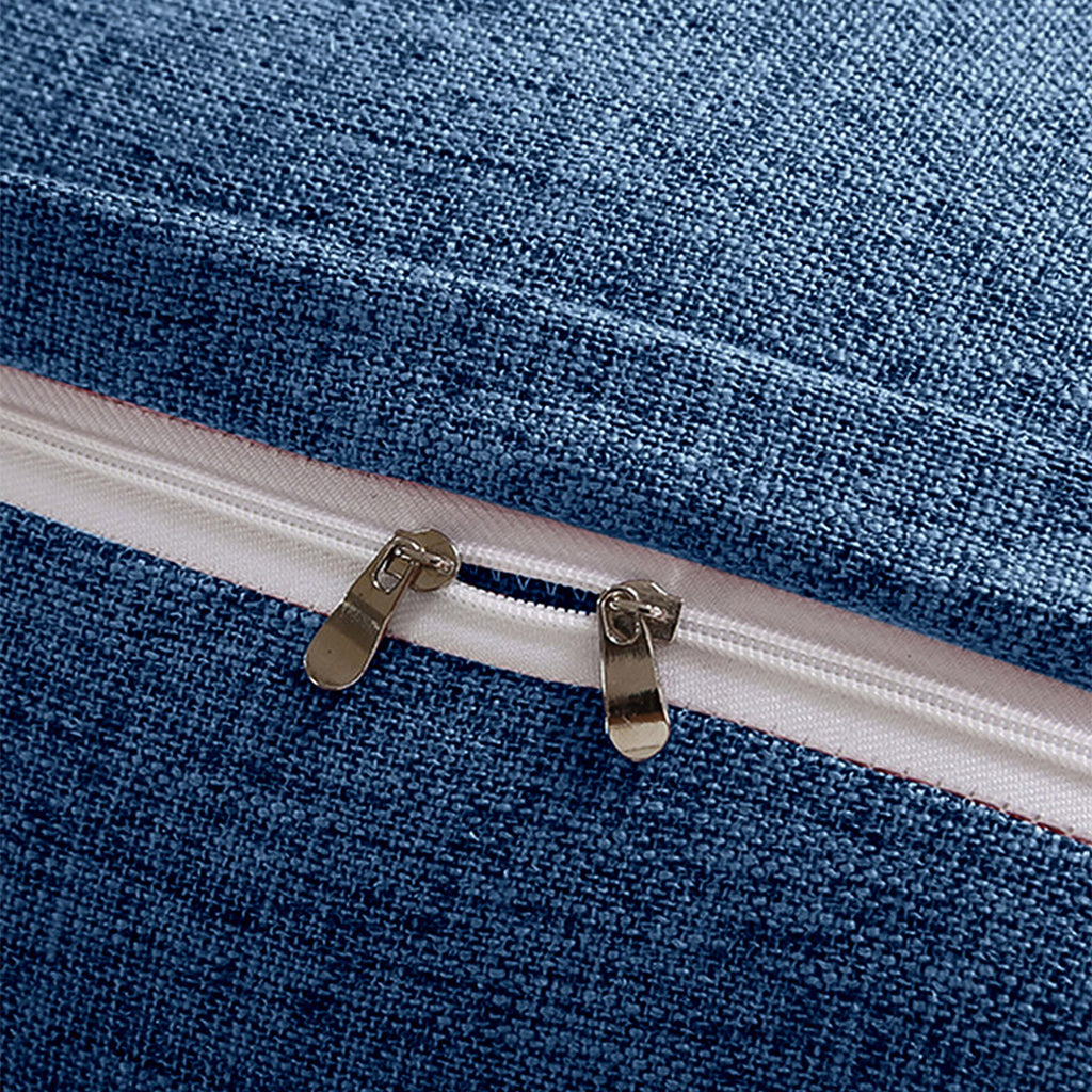 SOGA 100cm Blue Wedge Bed Cushion