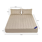 183cm Beige Wide Mattress Cover
