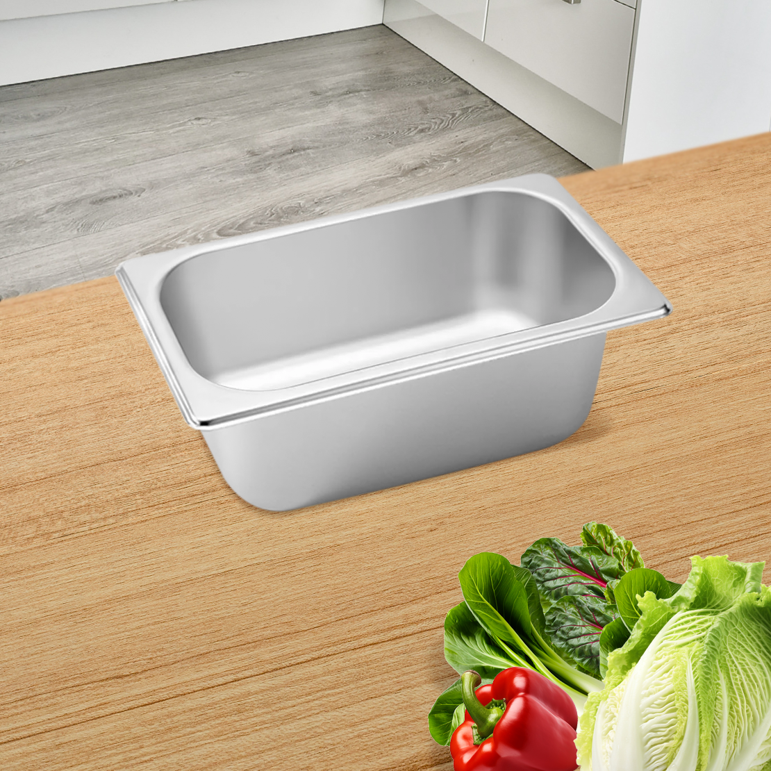 Gastronorm GN Pan Full Size 1/3 GN Pan 10cm Deep
