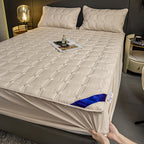 153cm Beige Wide Mattress Cover