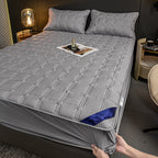 153cm Grey Wide Mattress Cover