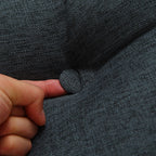 180cm Dark Grey Wedge Bed Cushion