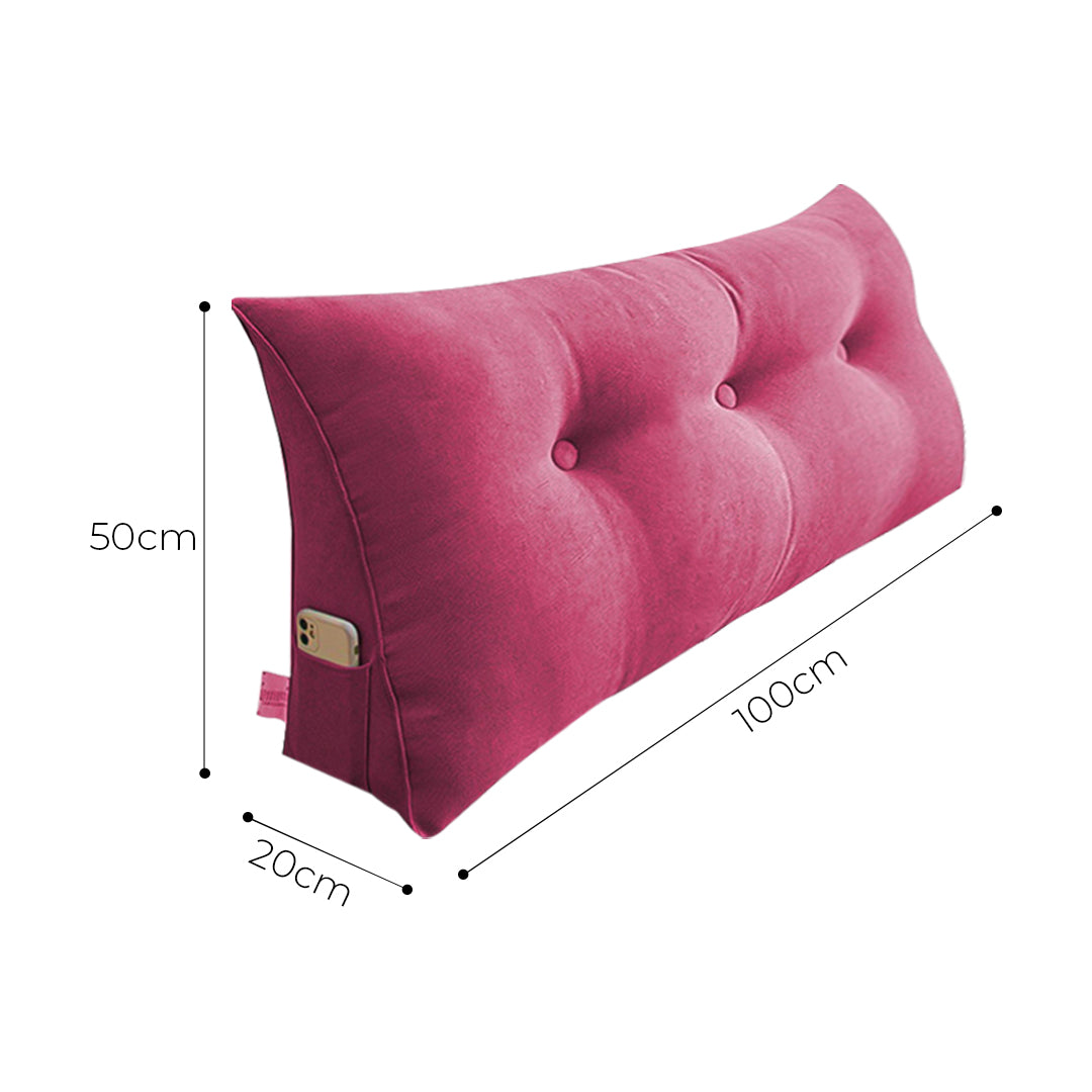 SOGA 100cm Pink Cushion Pillow
