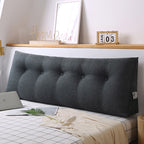 SOGA 150cm Dark Grey Triangular Wedge Bed Pillow Headboard Backrest
