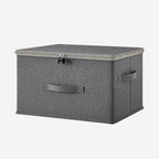 SOGA (49x37x30cm) Grey Fabric Storage Box Home Organizer