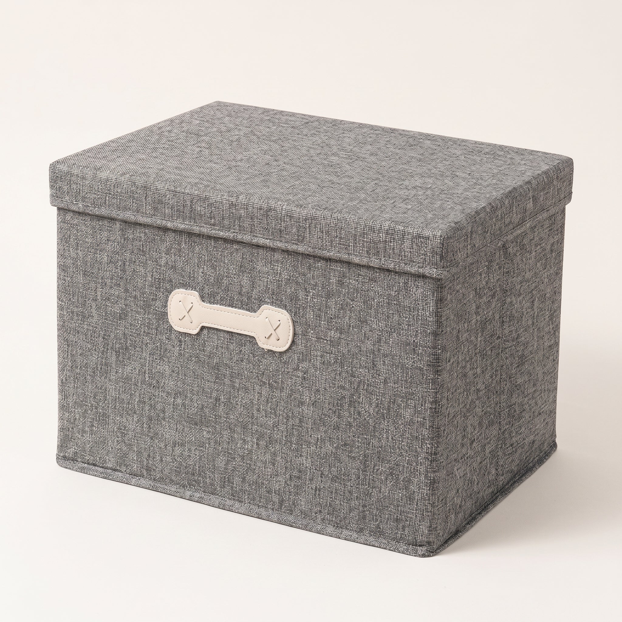 SOGA (50x40x30cm) Grey 60L Fabric Storage Box Organizer