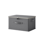 SOGA (45x35x25cm) Grey Fabric Storage Box Home Organizer