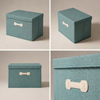 SOGA (35x28x18cm) Green 18L Fabric Storage Box Organizer