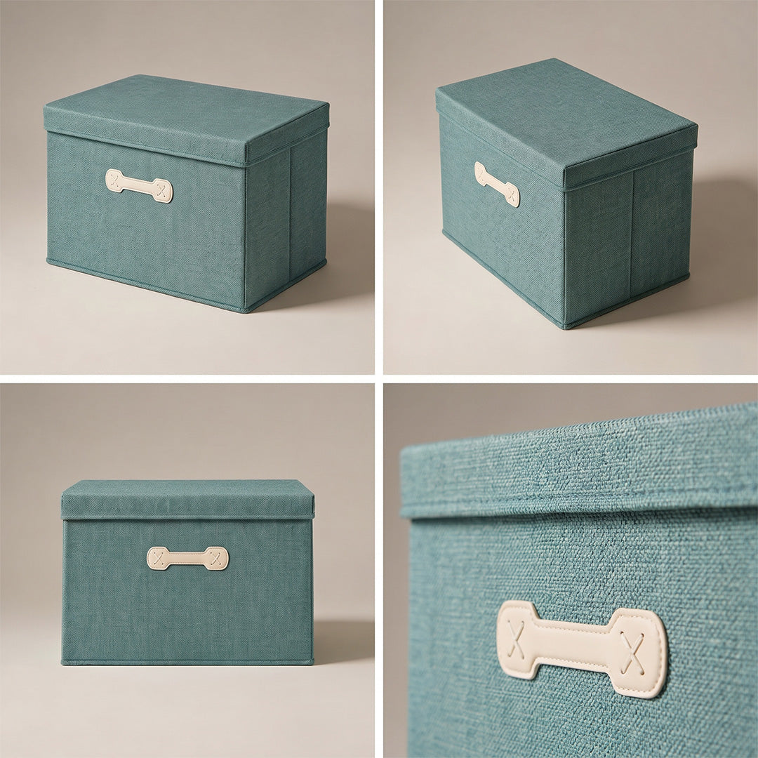 SOGA (60x42x35cm) Green 88L Fabric Storage Box Organizer