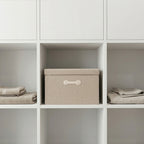 SOGA (40x30x25cm) Khaki 30L Fabric Storage Box Organizer