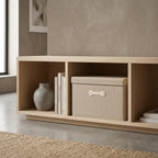 SOGA (60x42x35cm) Khaki 88L Fabric Storage Box Organizer
