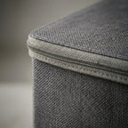 SOGA (45x35x25cm) Grey Fabric Storage Box Home Organizer