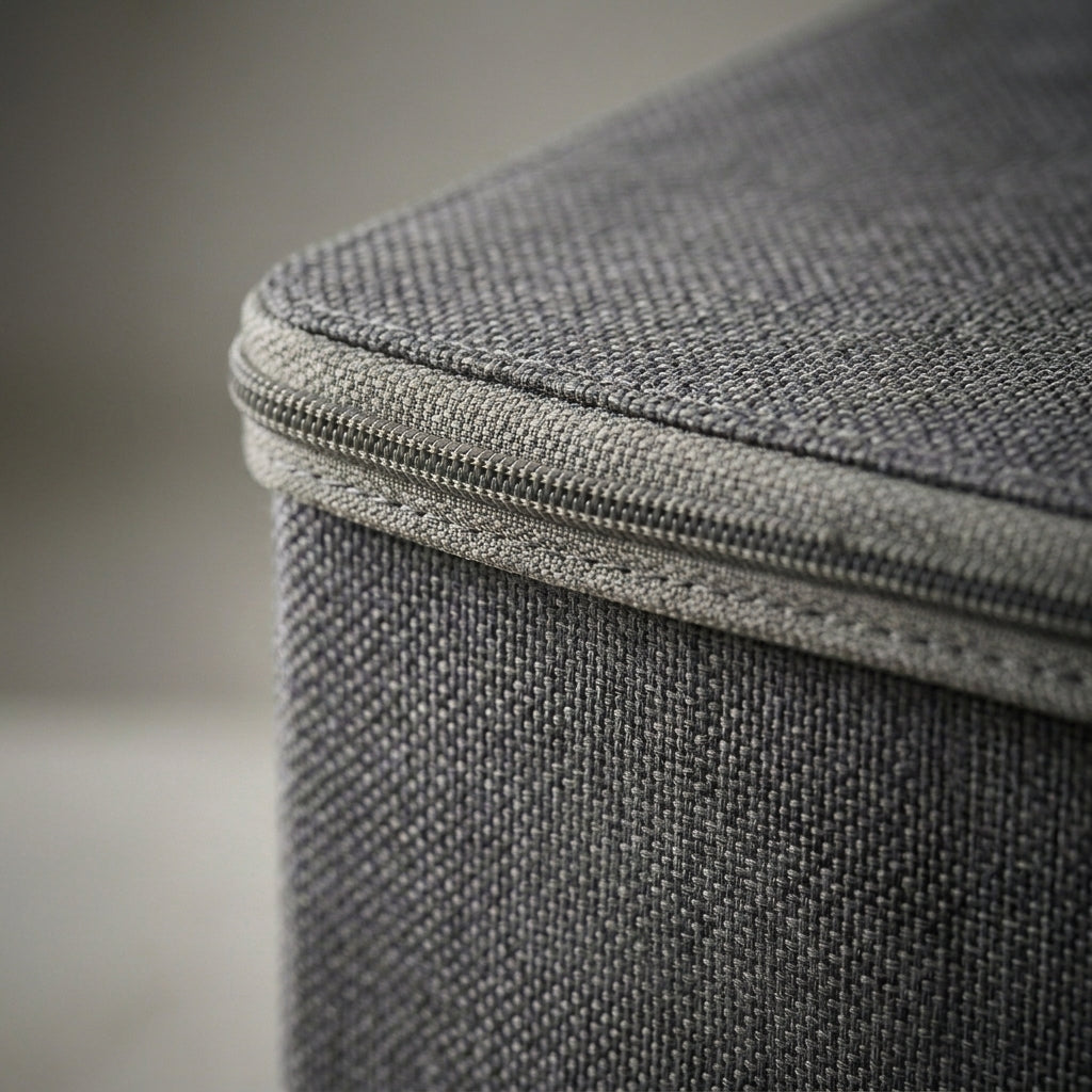 SOGA (45x35x25cm) Grey Fabric Storage Box Home Organizer