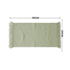 SOGA Matcha Green Polyester Throw Blanket Soft Cozy Sofa Bed