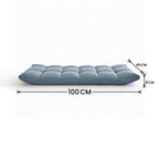 SOGA Light Grey Flannel Lounge Chair Cushion Soft Comfortable Seat Pad