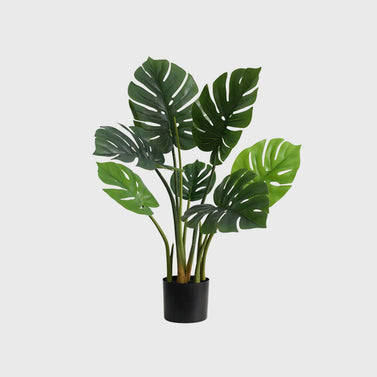 80cm Artificial Potted Turtle Back Plant