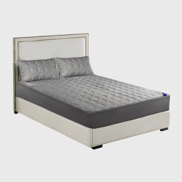 153cm Grey Wide Mattress Cover